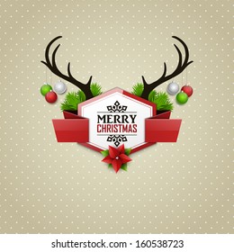 Bright vector christmas background