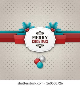 Bright vector christmas background