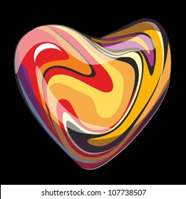 Bright vector color glass