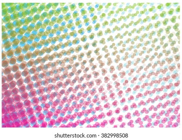 bright vector color halftone background