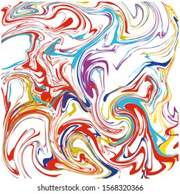 Bright vector colorful background mixing colors like watercolor paints. For background design in social networks, advertising banners, for printing, covers for notebooks, print on the cover for phones