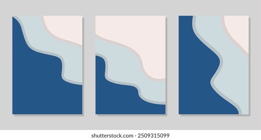 Vetor brilhante colorido curvo forma fundo feixe definido para cartaz ou folheto capa design