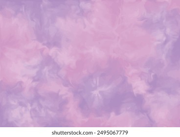 Bright vector colorful purple watercolor horizontal background universal artistic design for poster, leaflet, business card, banner,flyer, wedding, cover, placard, brochure.Soft romantic pastel violet