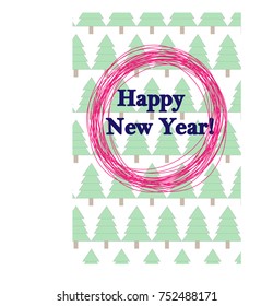 bright vector congratulation happy new year