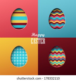 Bright vector easter background