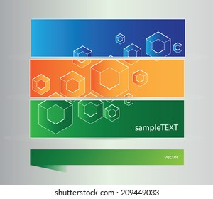 Bright vector elements for design