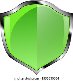 

Bright vector icon, shield image