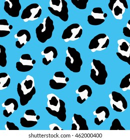 bright vector leopard skin pattern