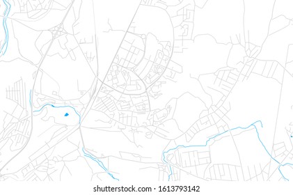 Bright vector map of Abovyan, Armenia with fine tuning between road and water. Use this map as a background for your company or as a high-quality interior design.