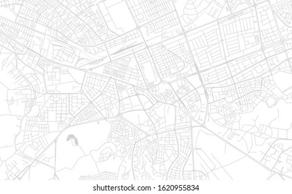 Bright vector map of Kayseri, Turkey with fine tuning between road and water. Use this map as a background for your company or as a high-quality interior design.