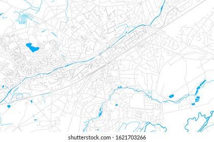 Bright Vector Map Woking England Fine Stock Vector (Royalty Free ...