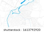 Bright vector map of Yambol, Bulgaria with fine tuning between road and water. Use this map as a background for your company or as a high-quality interior design.