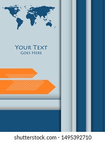 Bright vector modern design template. Annual report elements for your work. Colorful layout, magazine, brochures template. Eps10