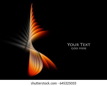 bright vector modern frame over black. Colorful background with copy space. Elements for design. Eps10