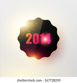 Bright vector new year background 