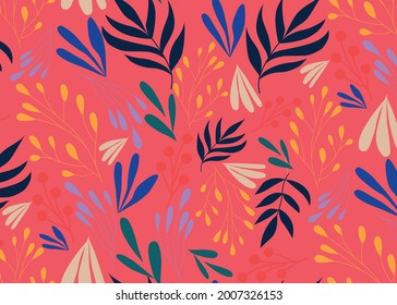 Bright vector pattern is perfect for printing on fabric or decorating cards, design your idea