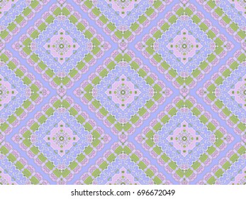 bright vector pattern with  square tiles for textiles, wallpapers, clothes, covers