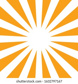 Bright vector Pop Art background. Disco background. Sun rays background.