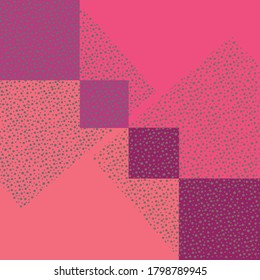 vector brillante con rectángulos púrpura sobre fondo rosa