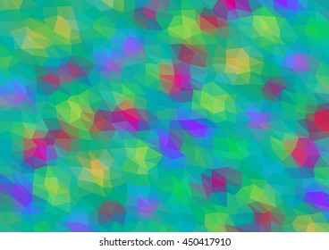 bright vector rainbow shapes background