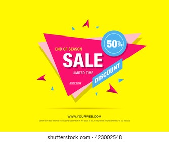 bright vector sale banner