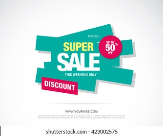 bright vector sale banner