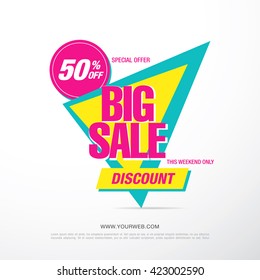 bright vector sale banner