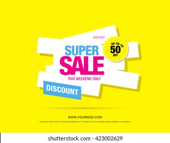 bright vector sale banner