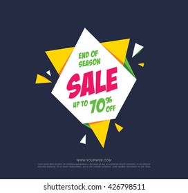 bright vector sale banner