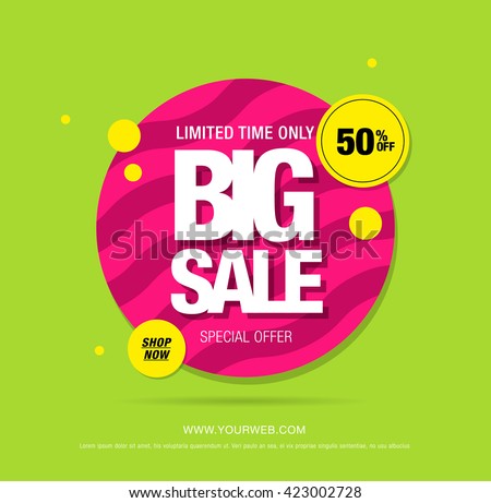 bright vector sale banner