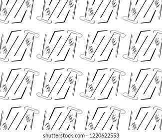 Bright vector seamless pattern with hand drawn Glass of juice