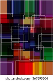 bright vector squares background