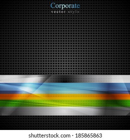 Bright vector stripes concept background