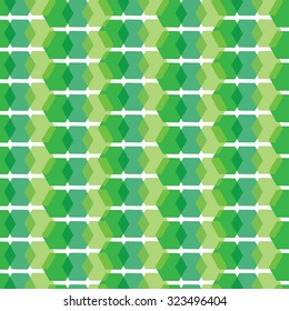 Bright vector texture of green polygons on a white background.