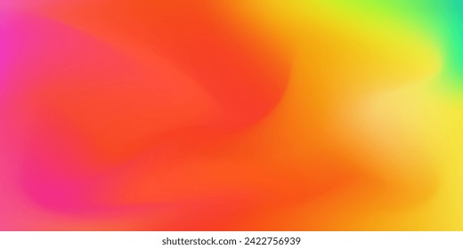 Bright vector watercolor rainbow colors blurred background. Abstract soft mesh gradient nature landscape wallpaper in spectrum colors for web design, lgbt concept decor