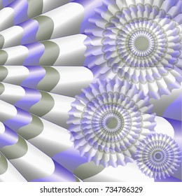 bright vector white-lilac vector abstraction