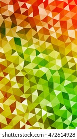 Bright vertical banner. Green shades. Polygonal design. Vector illustration. For registration sites, presentations, business brochures.