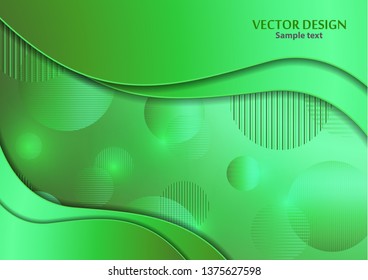 Bright vertical and horizontal stripes in the circle. Abstract geometric background with beautiful wave. Vector illustration for print or design.
