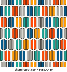 Bright vertical lines background. Stylized macaroon abstract wallpaper. Seamless surface pattern with geometric ornament. Stripes motif. Digital paper for textile print, page fill. Vector art