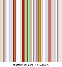 Bright vertical stripes of red, dark yellow and dark pink colors, as well as shades of purplish blue. Seamless striped print, vector pattern. Ideal for any your bold design or advertising project.