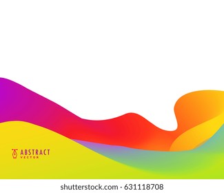 bright vibrant color abstract background design