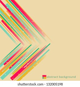 Bright vintage abstract background