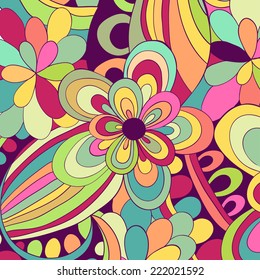 bright vintage background with waves