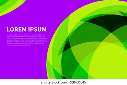 Bright violet and green polygonal trendy fashion design business cards, flyers, brochures, booklet, poster, cover, leaflet, template. Vector illustration