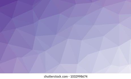 Bright violet low polygonal crystal background. Triangular polygon  pattern. Low poly vector illustration. Low polygonal backdrop