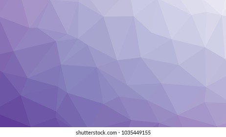 Bright violet low polygonal crystal background. Triangular polygon  pattern. Low poly vector illustration. Low polygonal backdrop
