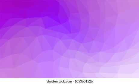 Bright violet low polygonal crystal background. Triangular polygon  pattern. Low poly vector illustration. Low polygonal backdrop