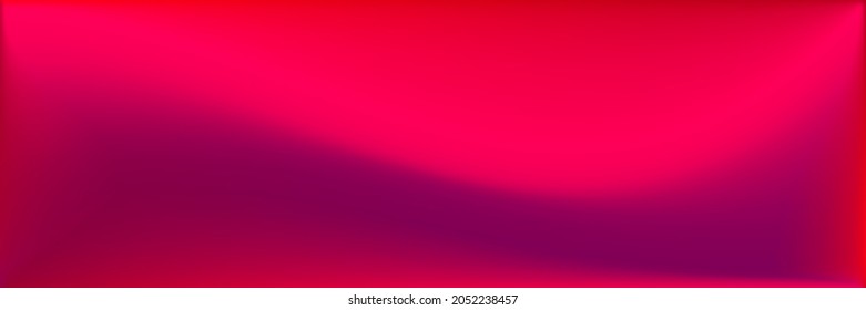 Hell-Vivid Farbe Wavy Gradient Mesh. Helle, moderne Design-Hintergrund. Roter Blank Wavy Gradient Mesh. Blutneonrot-glatte Oberflächenillustration. unscharfer dunkler Bürohintergrund.