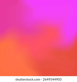 Gradiente vívido brilhante com tons roxos cor-de-rosa laranja. Transições suaves de cores quentes com humor energético. Paleta vibrante de verão. Vetor