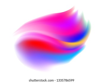 Bright and vivid modern liquid splash, holi creative background with vibrant color explosion. Vector greeting card design template.